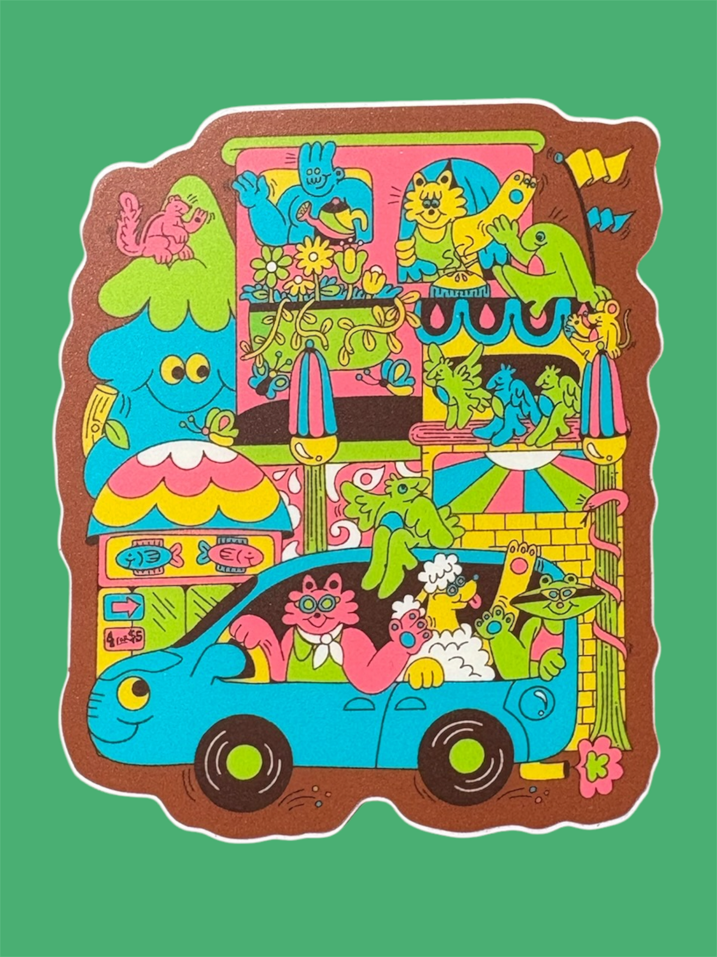 Road Trip Sticker