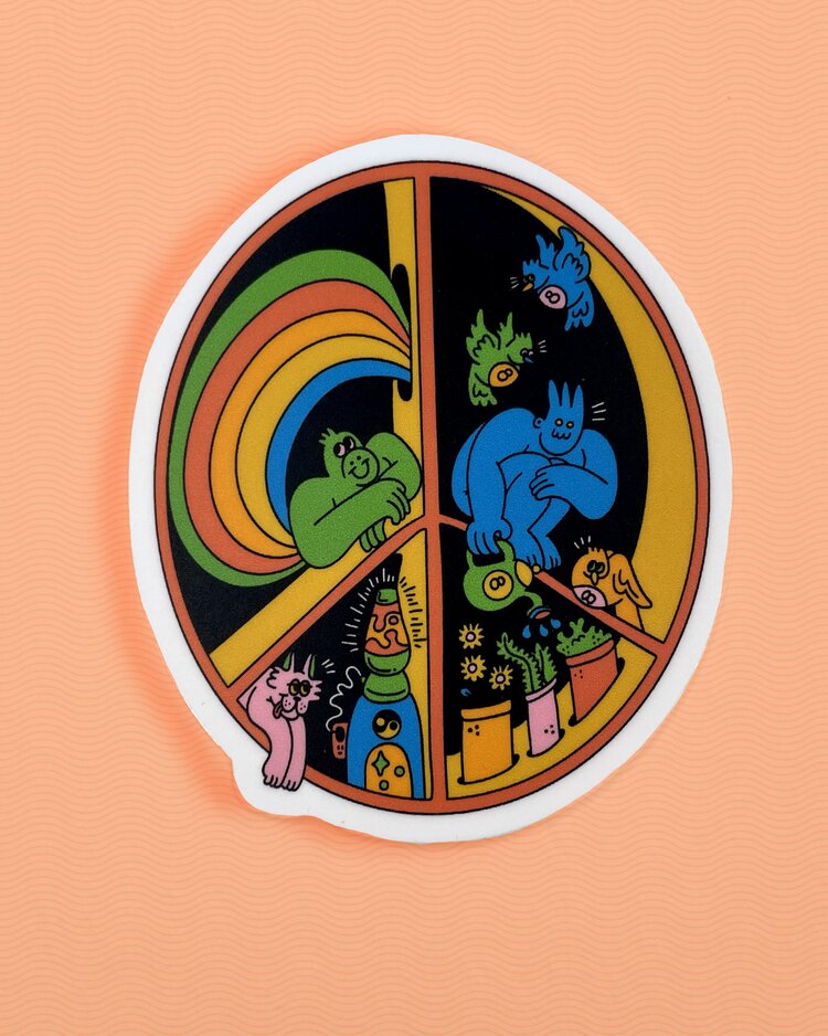 Peace Sticker