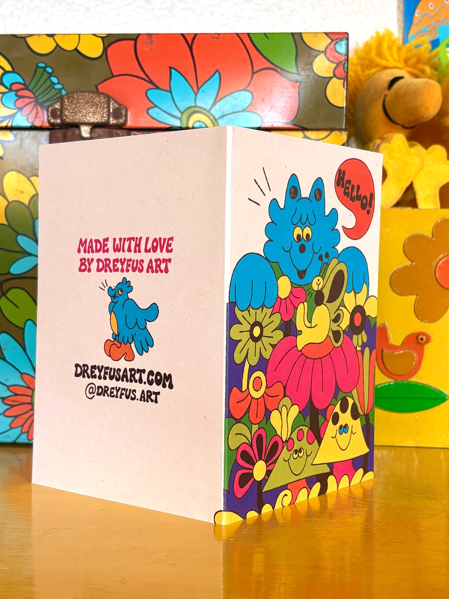 Hello Greeting Card