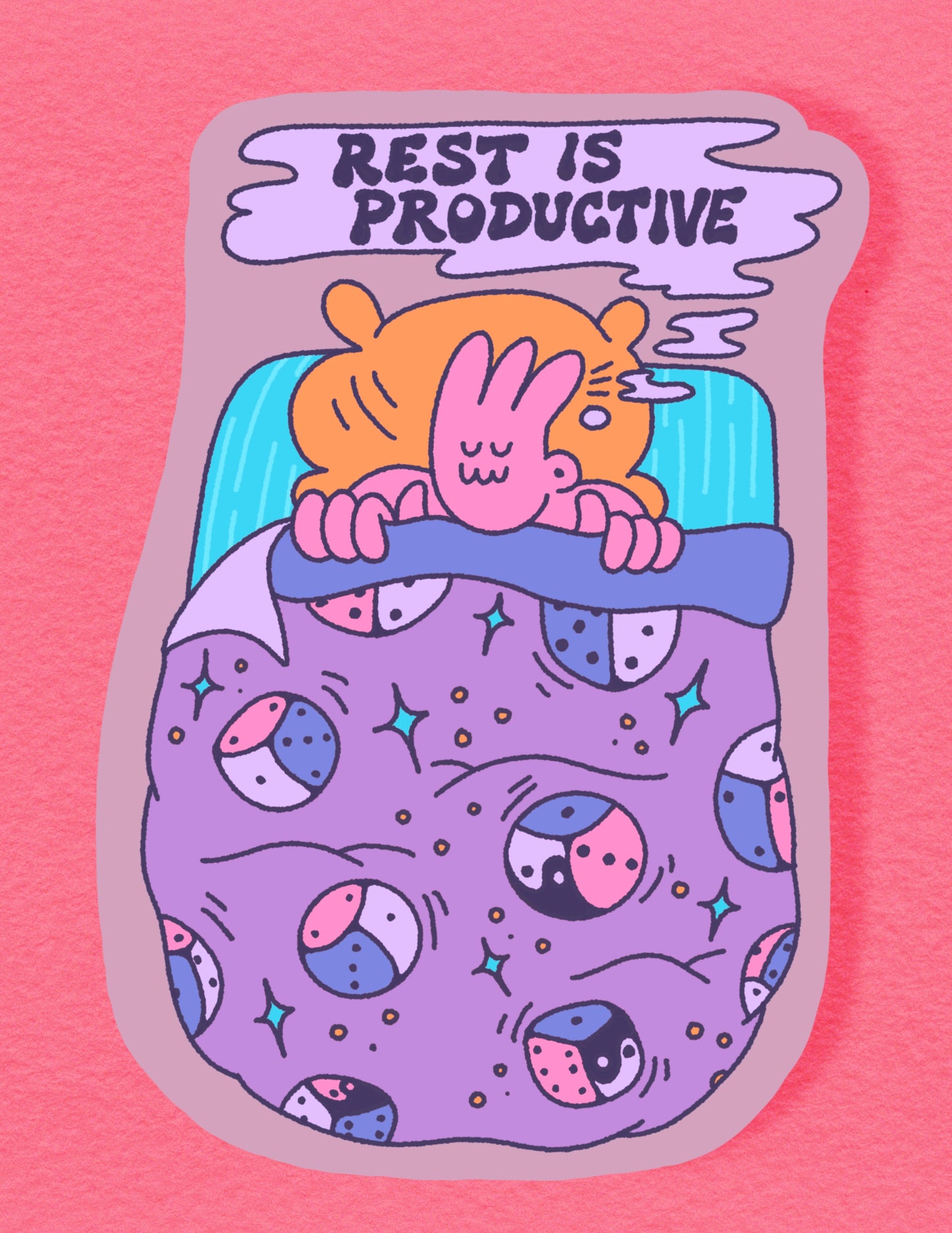 Rest is Productive Sticker