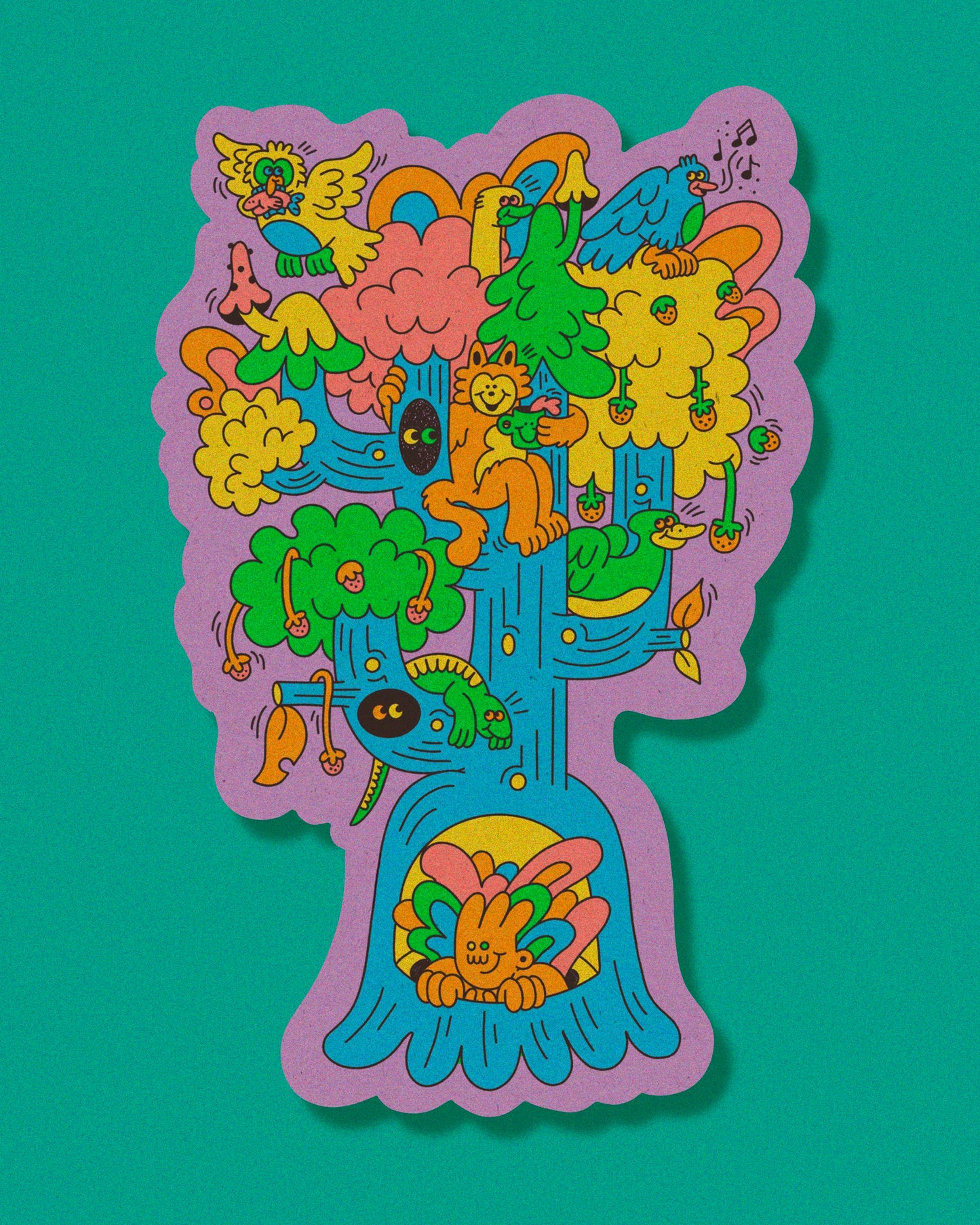 Treehouse Sticker