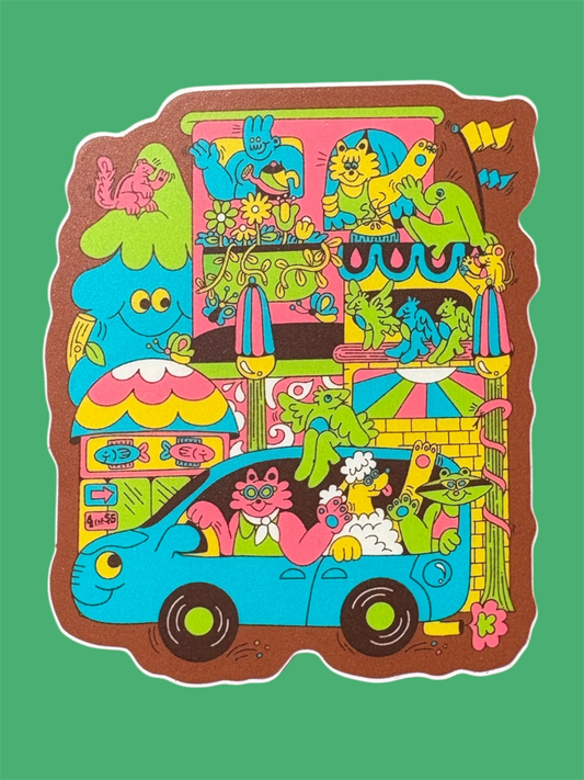 Road Trip Sticker