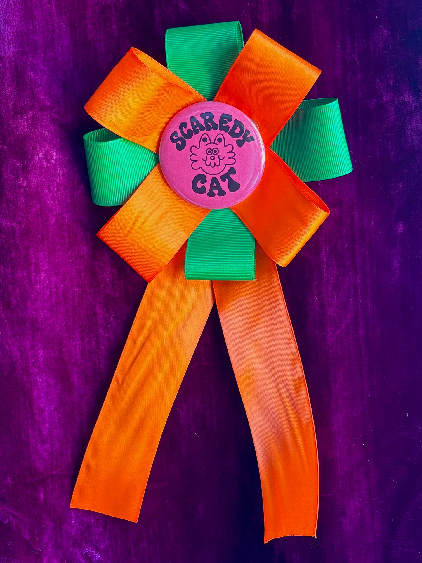 Scaredy Cat Prize Ribbon