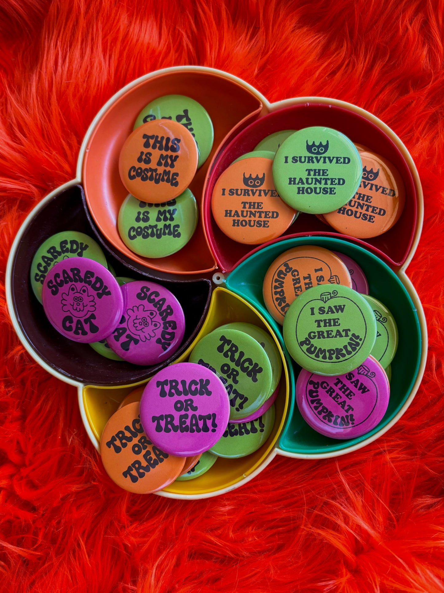 Spooky Pinback Buttons