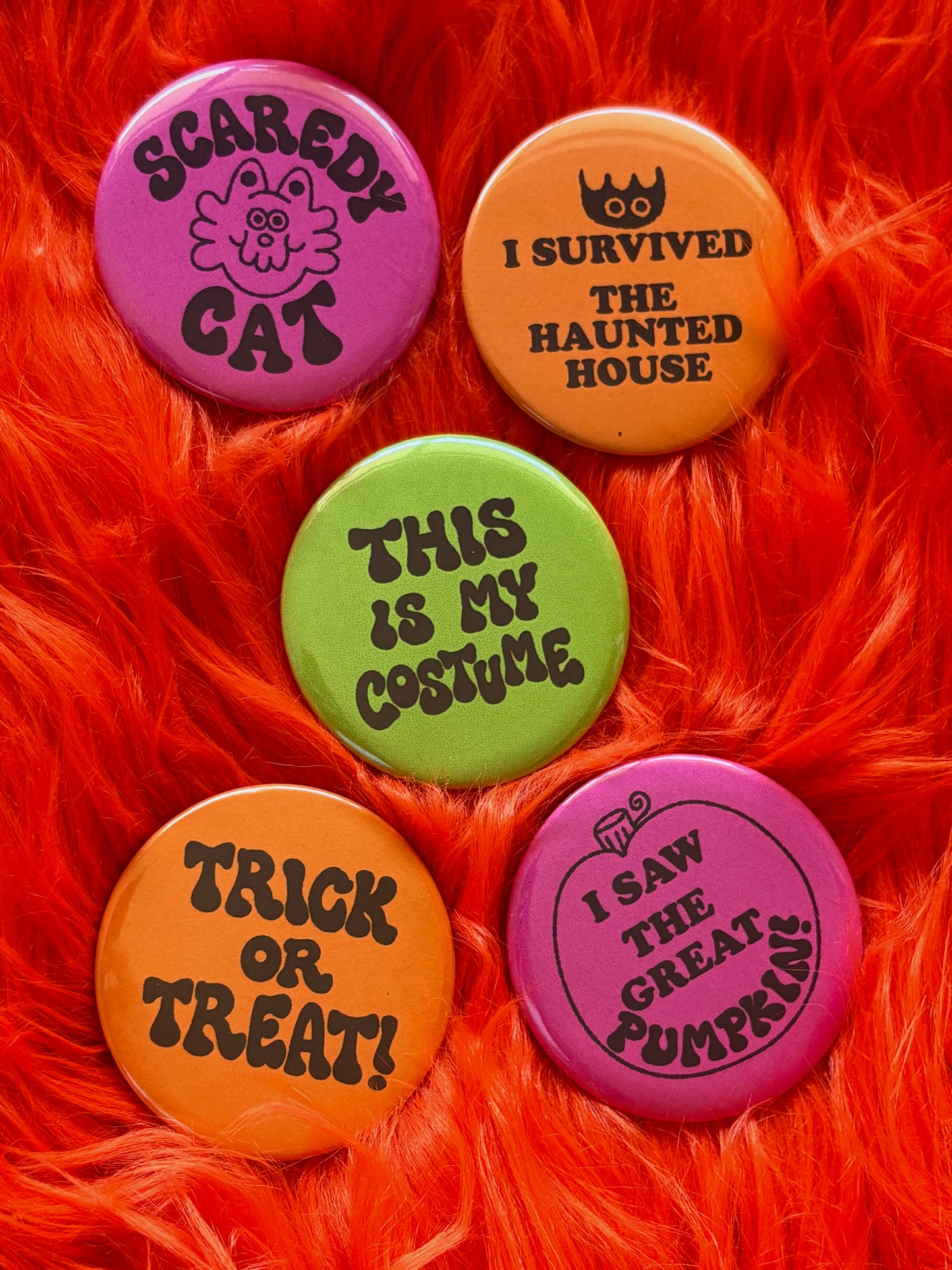 Spooky Pinback Buttons