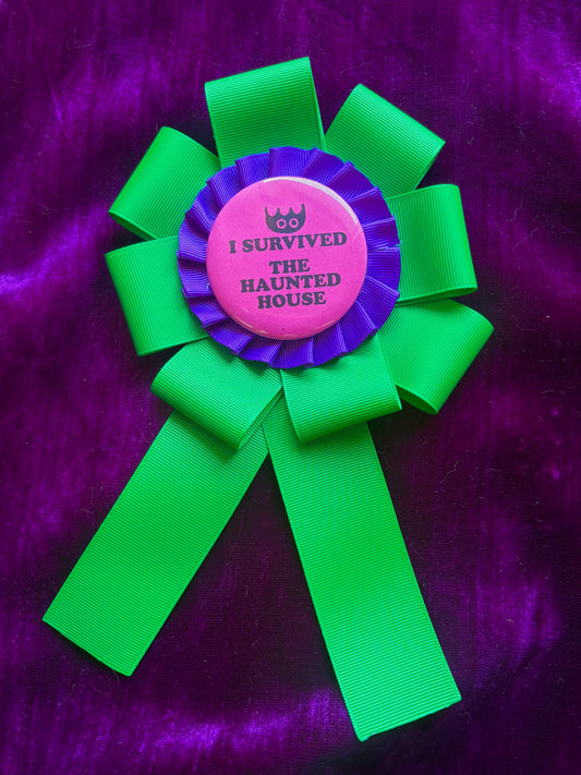 Haunted House Prize Ribbon (Green)