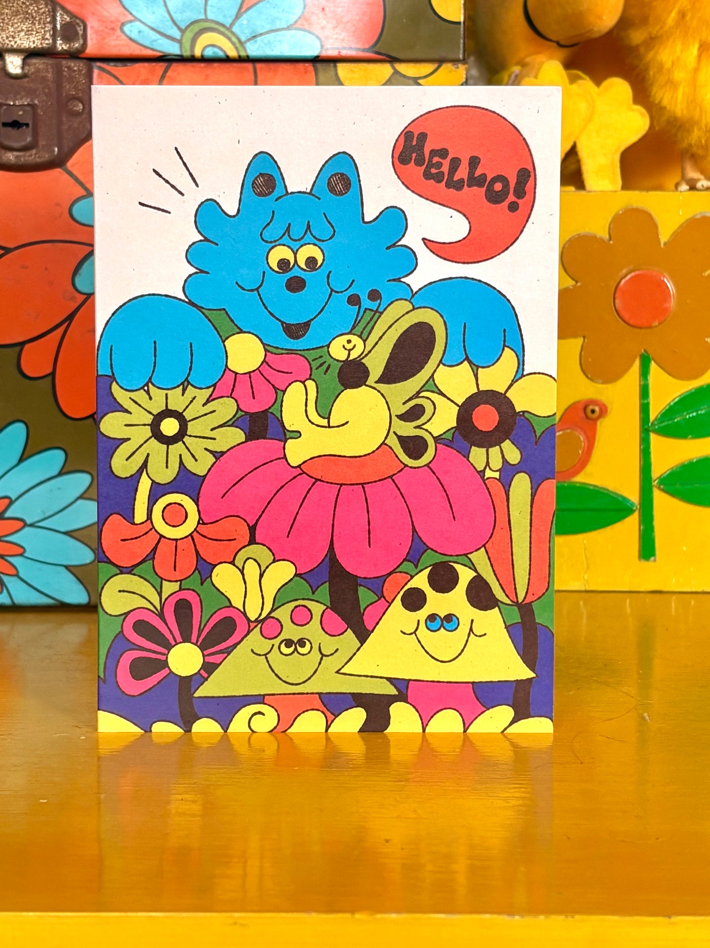 Hello Greeting Card