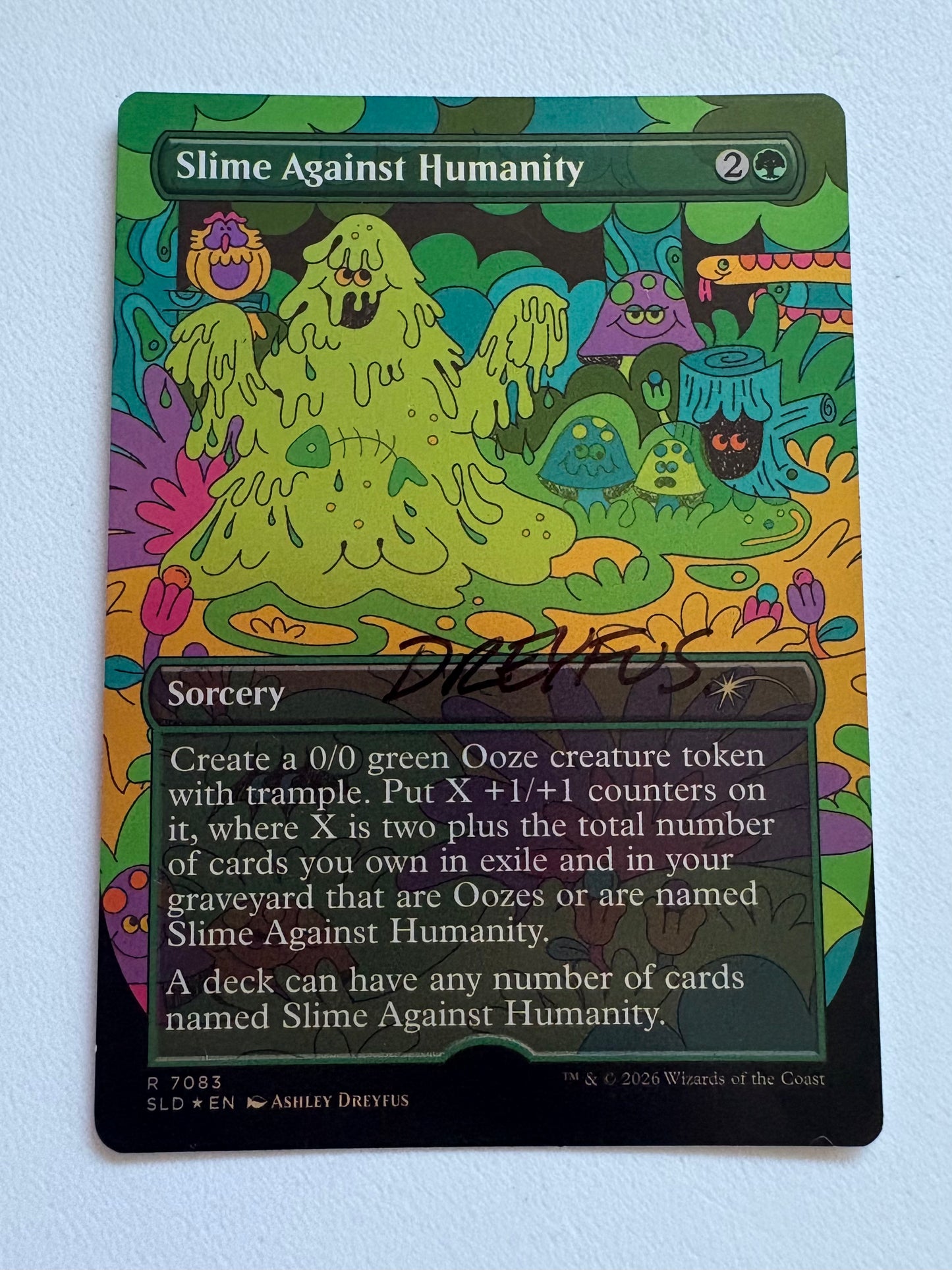 Slime Against Humanity Artist Proof Card (Foil)
