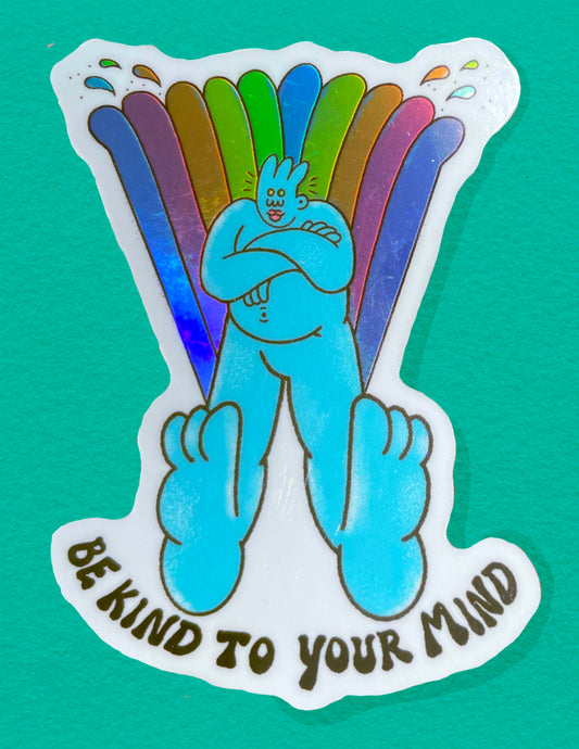 Be Kind Holographic Sticker