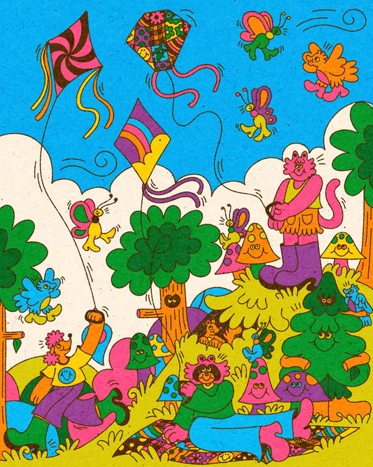 Go Fly A Kite Print