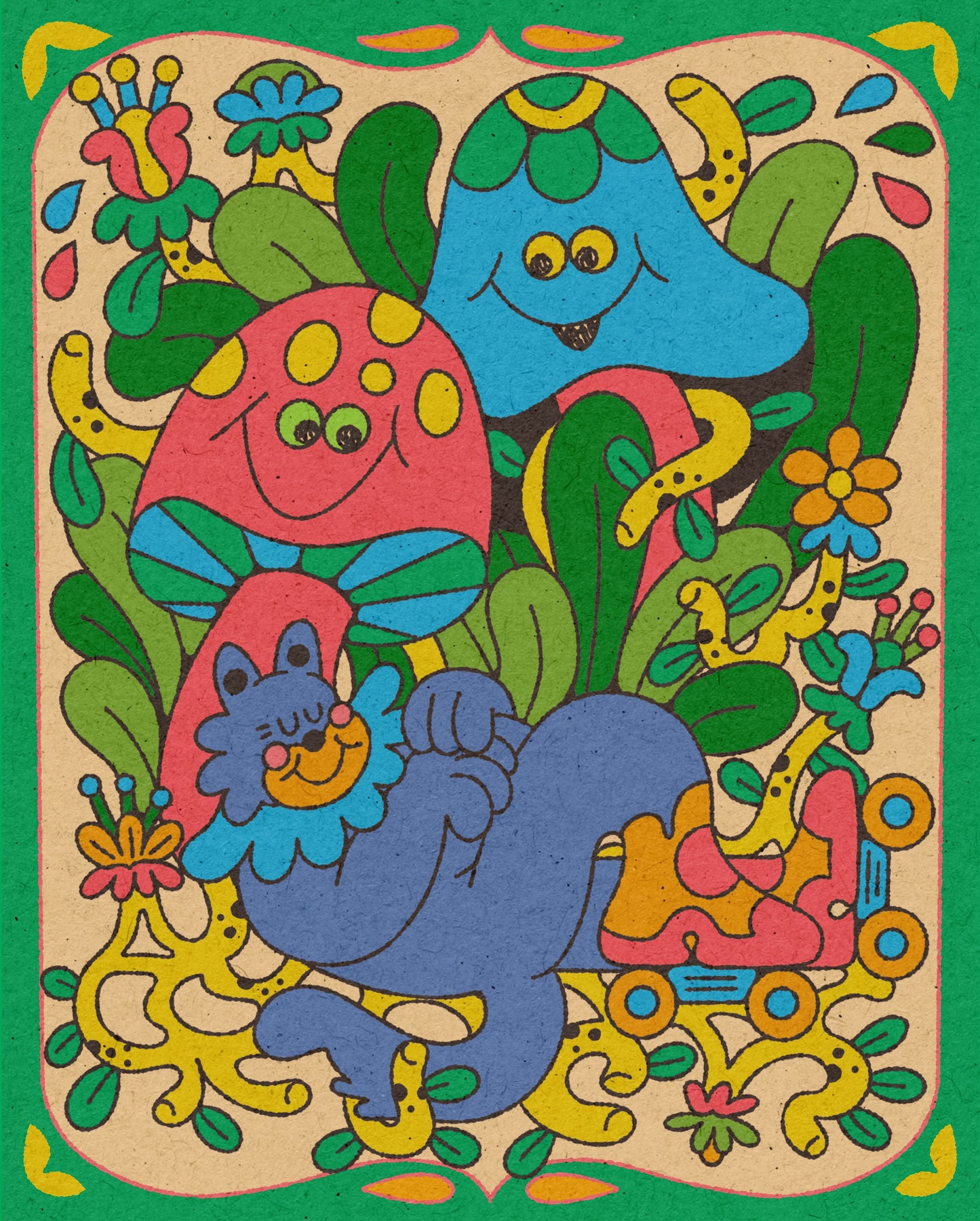 Cat Nap Print
