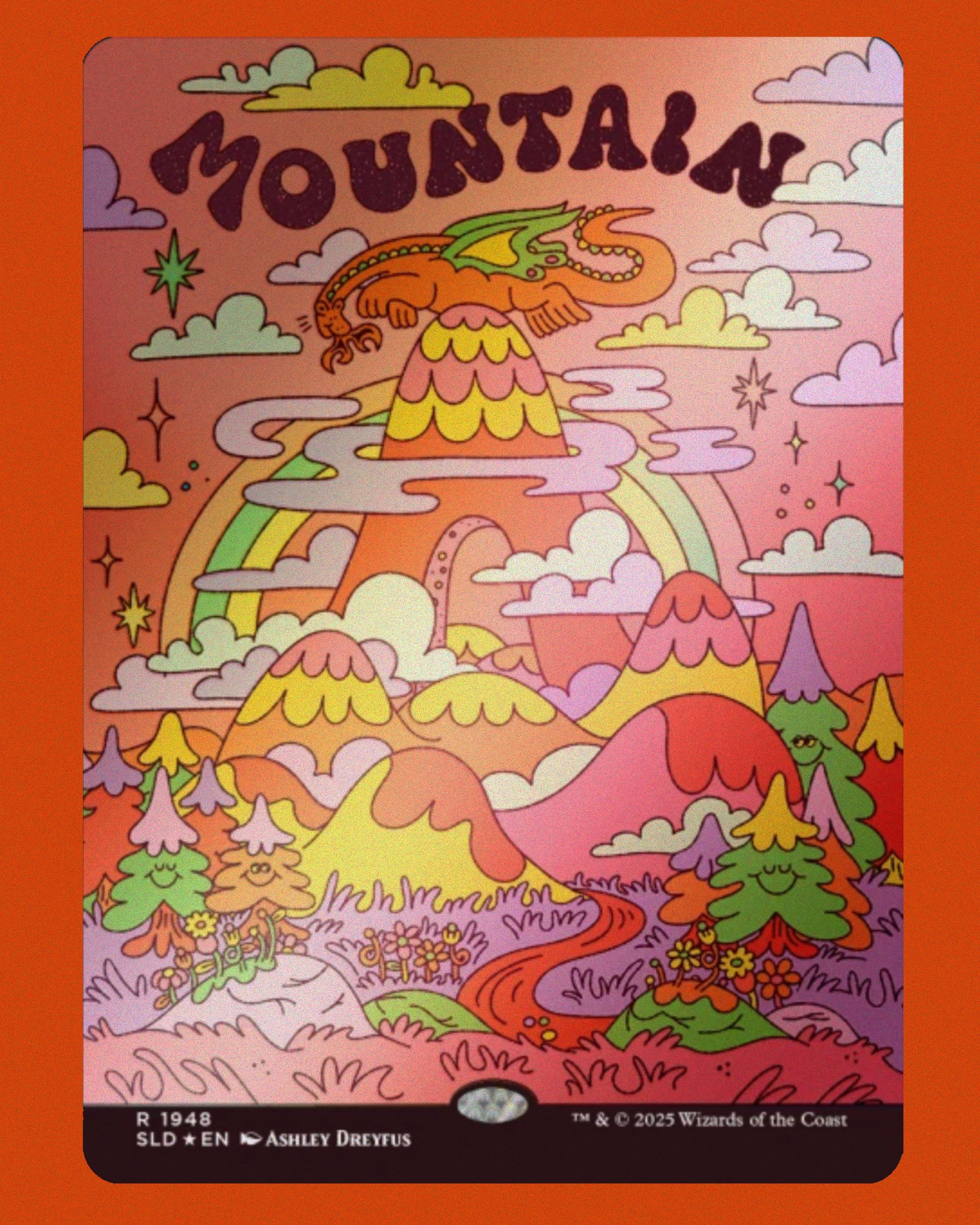 Mountain Artist Proof Card (Foil) – Dreyfus Art