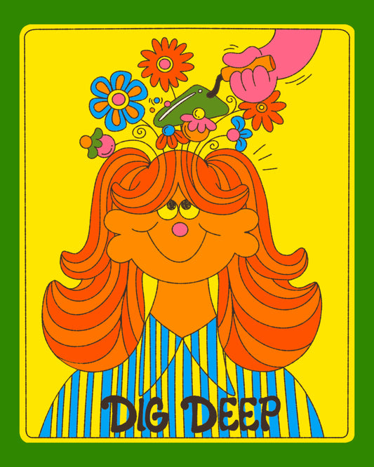Dig Deeper Sticker