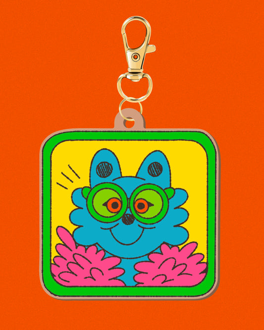 kitty cat keychain