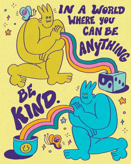 Be Kind 8x10 Print